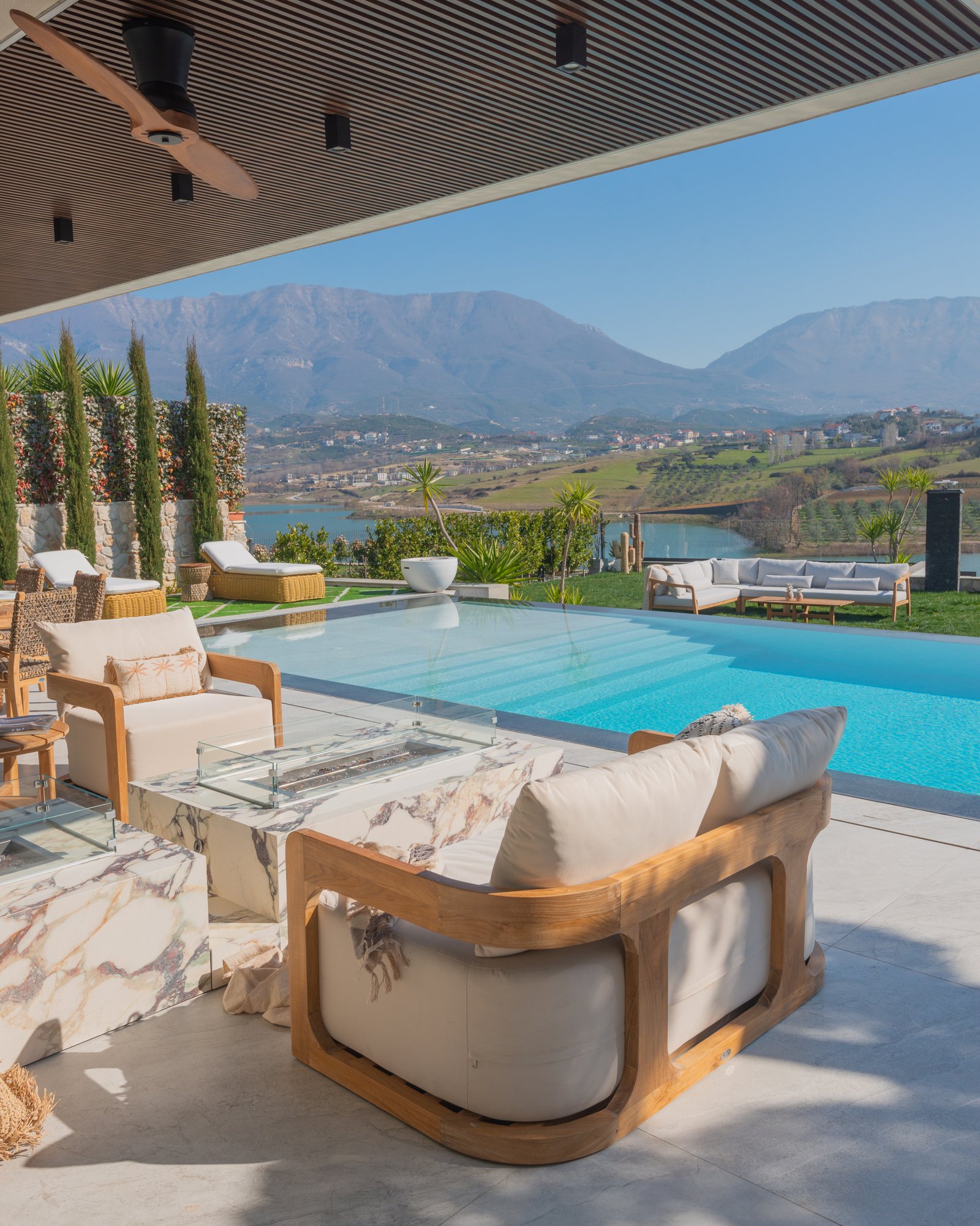 IBIZA SOFA TEAK 2 SEATER Thumbnail